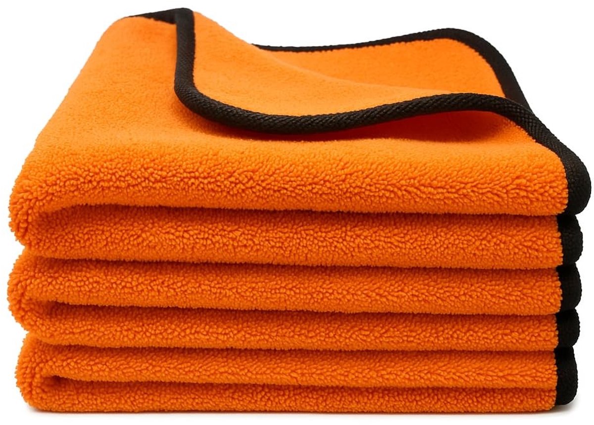 Dailygoods- Microvezeldoek 600 g/m² - 3 Stuks - Poetsdoek Auto - Droogdoek - Lakvriendelijk - Extreem absorberend - Wasmachinebestendig