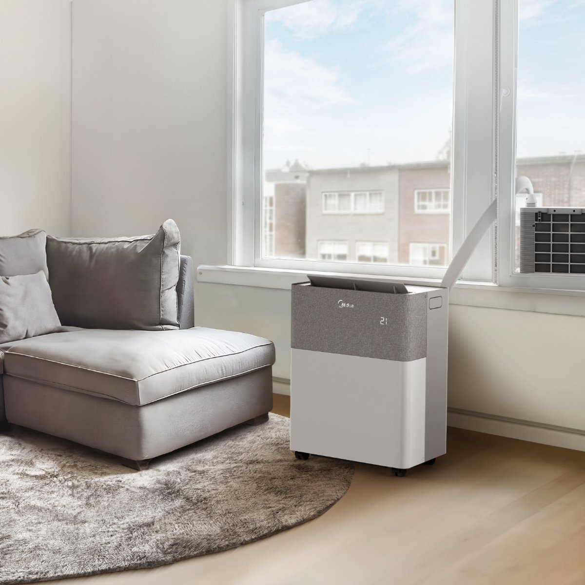 Midea PortaSplit 12.000 BTU - Mobiele Split Airco met Luchtreiniger thumbnail 2