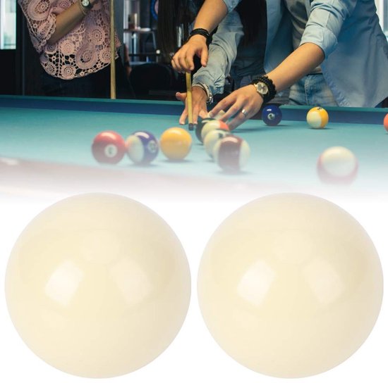 Dailygoody - Pooltafel Biljartballen - Professionele Biljartspot - Wit - Snooker Training - Geschikt voor Speelkamers en Bars — afbeelding 2