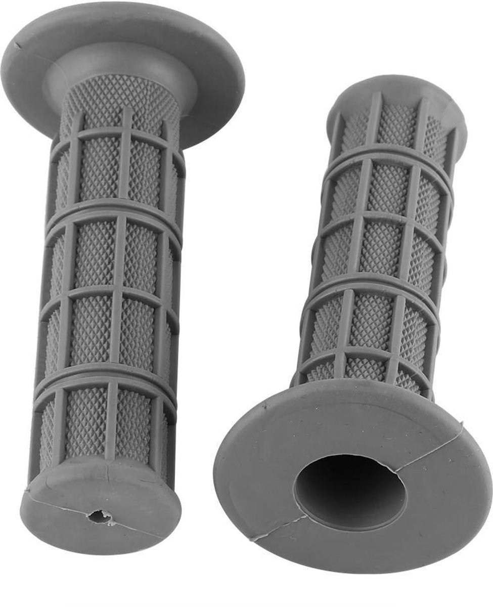 Dailygoods- Fietshandgrepen Antislip - Scooterhandgrepen - Rubber - 22 mm - Universele Motorgrepen - Duurzaam en Corrosiebestendig - Motorhandgrepen