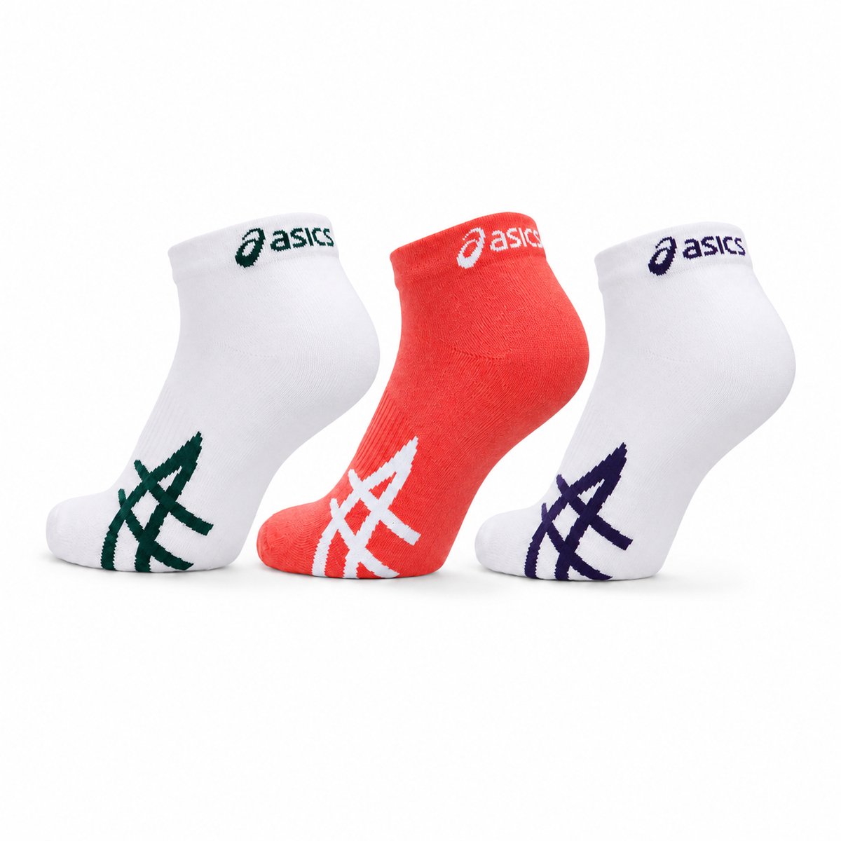 ASICS Lightweight Ped sokken (3 paar) - Sportsokken - Maat 47-49 - Brilliant White/Lavender / Wit Lila - 3PPK - Hardlopen - Unisex Sportsokken — cadeau in Cadeau-ideeën - foto 2