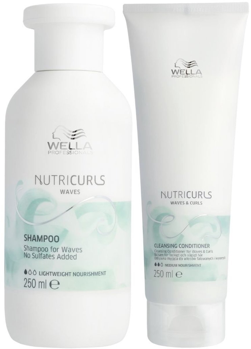 Wella - Nutri Curls Duo Set Waves - 2x250ml
