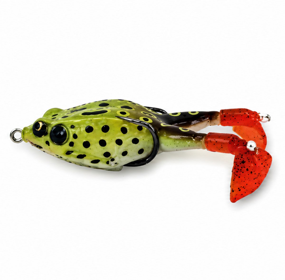 Albatros Rotary Feet topwater kikker drijvend kunstaas voor snoek Brown Frog