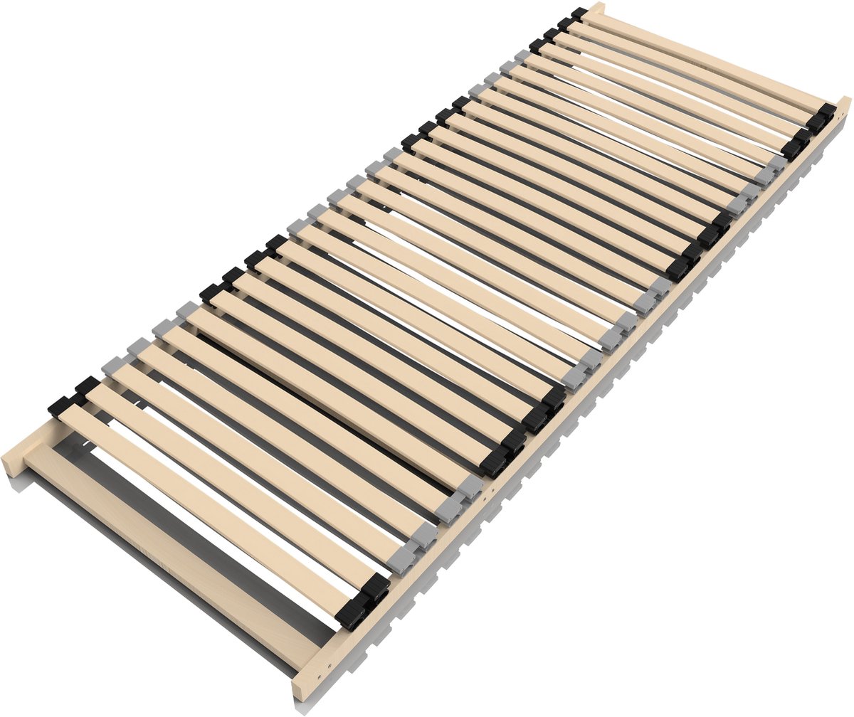 Lattenbodem 120 x 200 cm - Ergonomische 7 zone bedbodem met 28 flexibele latten - Zelfmontage