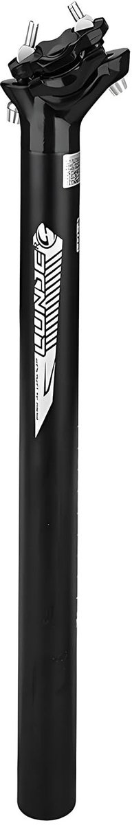 Solidchoice- Zadelpen Lichtgewicht Aluminium - Diameter 27.2/30.9/31.6mm - Lengte 350/400mm - Verstelbare Hellingshoek - Veiligheidslijnmarkering - Geschikt voor Racefietsen/Mountainbikes - Fietsstoel