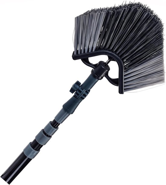 Hoekbezem Telescoopsteel - Spinragverwijderaar - Hoge plekken reinigen - Uitschuifbaar tot 4.1 meter - 410 cm - Gesorteerd — afbeelding 2