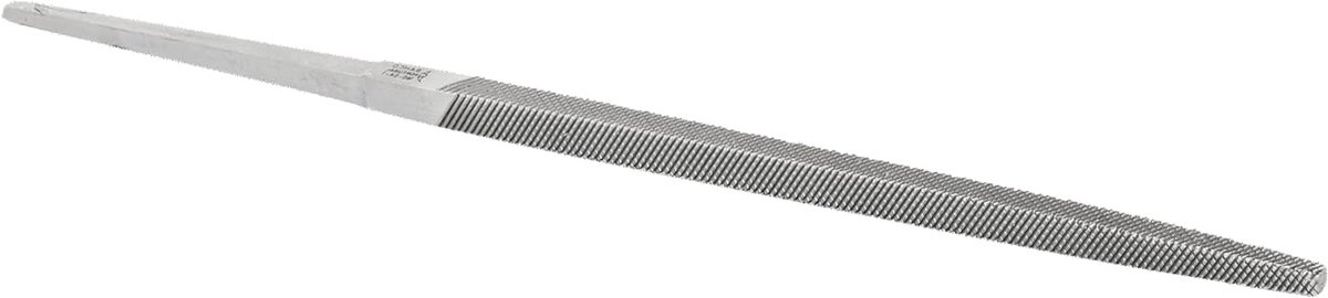Vierkante Vijl - Metaalvijl - Groeven Maken - Met Ergonomisch Handvat - 200x8mm - Grijs