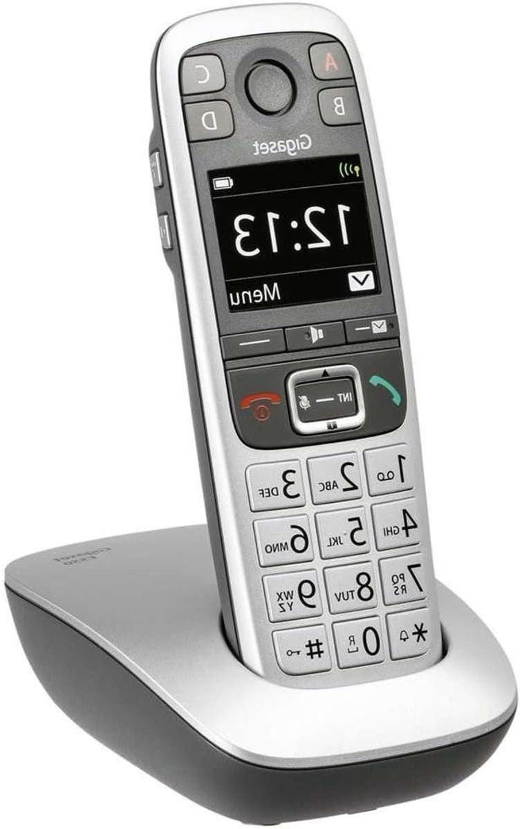 Draadloze Telefoon - Senioren Telefoon - Gemakkelijk Bellen - Extra Grote Toetsen - 14 Uur Beltijd - Zwart