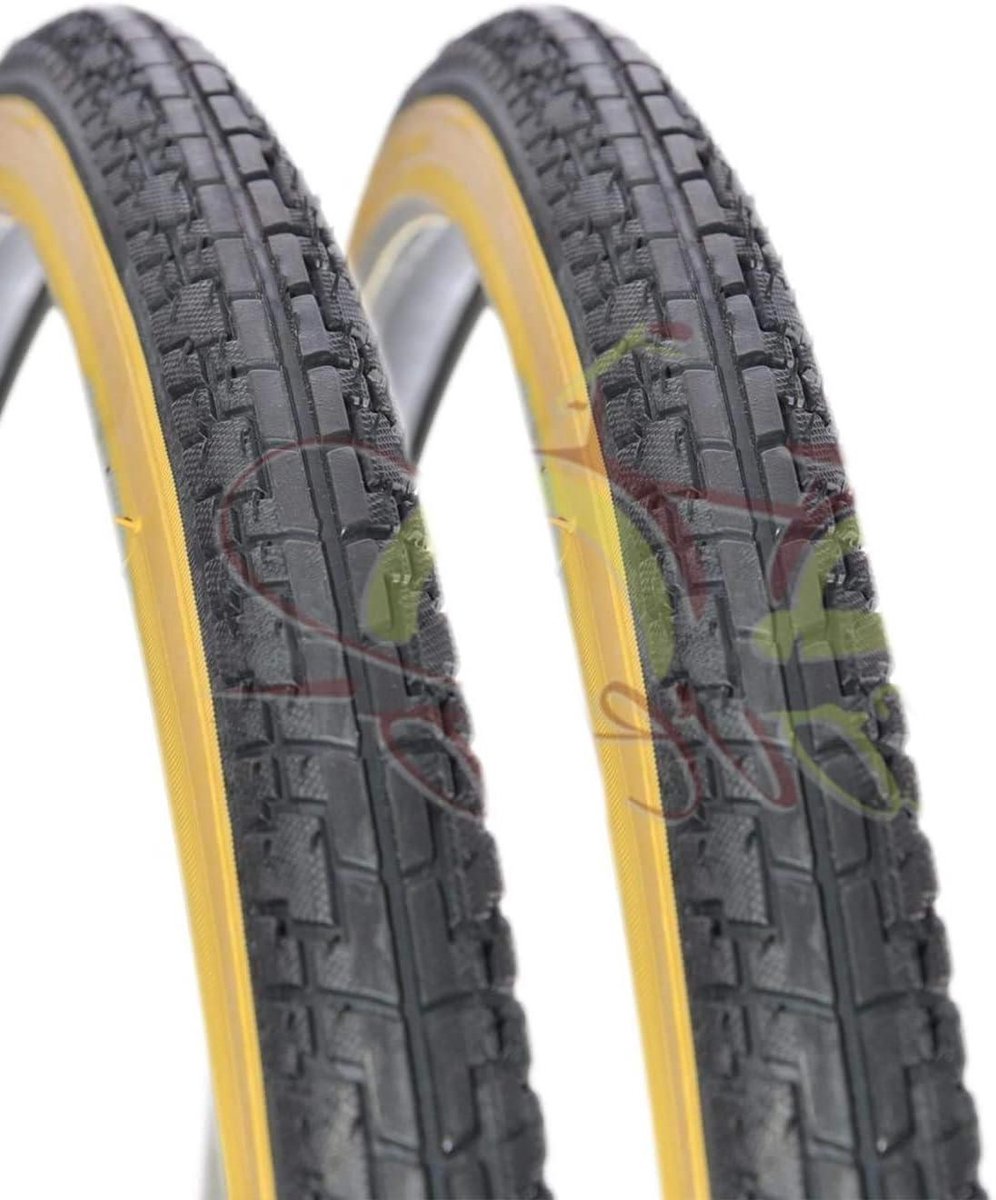 Fietsbanden Set - Stadsfiets Banden - Comfortabel Fietsen - Duurzaam Rubber - 700x32 - Zwart