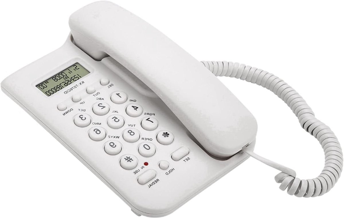 Vaste Telefoon - Senioren Telefoon - Thuisgebruik - Grote Knoppen - Niet van toepassing - Wit