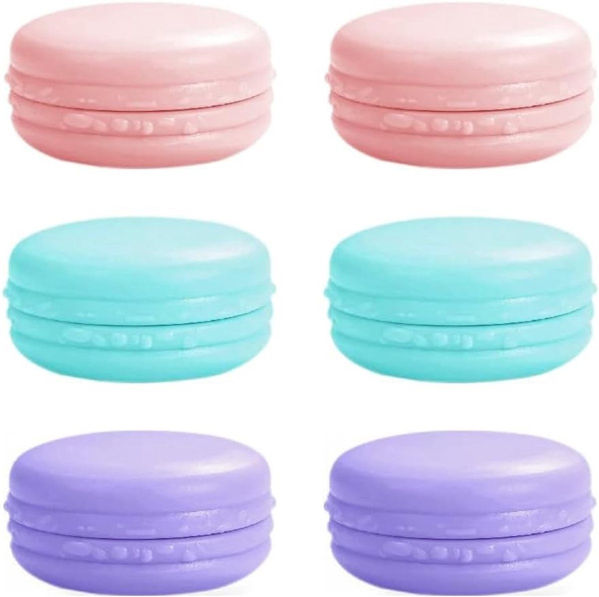 Set van 6 Herbruikbare Reiskruidenpotjes van 10ml voor Cosmetica, Make-up en Crèmeopslag