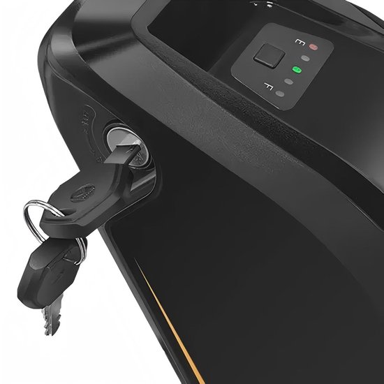 EC27 Elektrische fiets 48V 17.5 A batterij, 75km lange levensduur van de batterij, 250W motor, topsnelheid 25km / h, 27.5-Inch wielen en achterrek — afbeelding 3