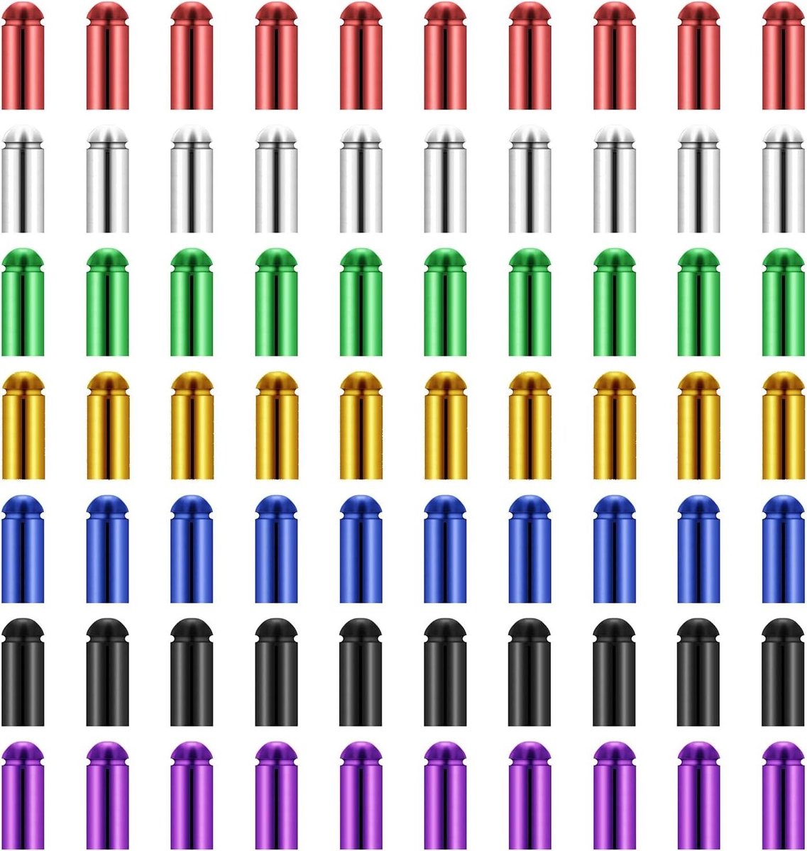 Dart Flight Protectors - Vleugel Correctors - Dart Stabiliseren - 90 Graden Vaste Vleugel - 70 Stuks - Mix Kleuren