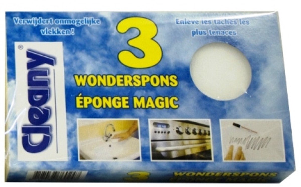 Cleany Wonderspons 3 stuks