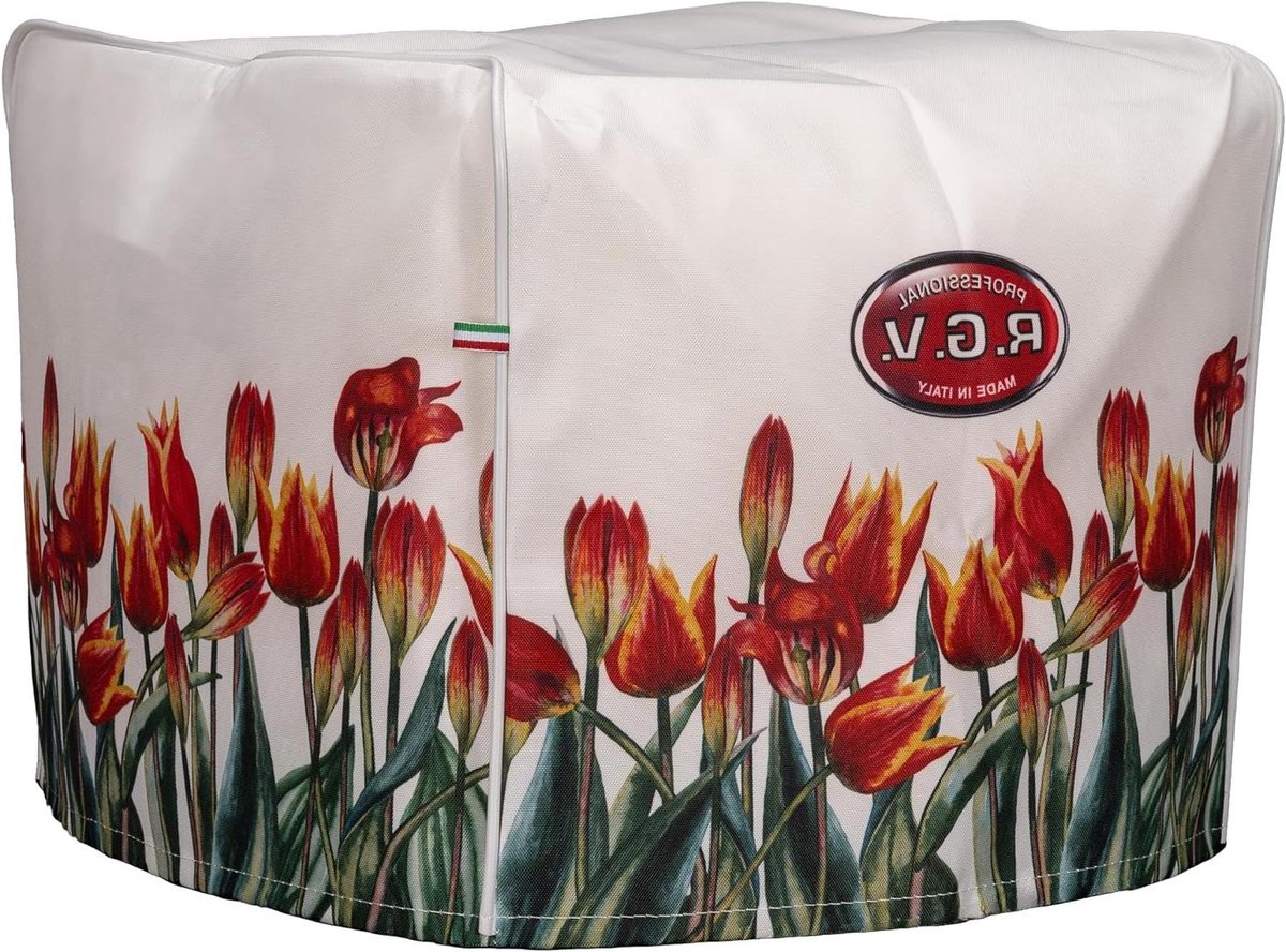 Snijmachine Afdekking - Keukenapparaat Cover - Keuken Decoratie - Gemaakt in Italië - 31 x 41 x 34 cm - Kleurrijk