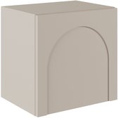 Selsey Arkadia – Nachtkastje en booguitsparing, cachemgrijs, 50 cm
