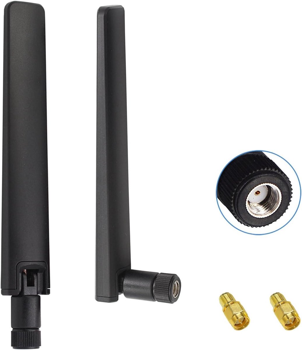 Wifi Antenne - Dual Band - Netwerk Versterken - 12 dBi Versterking - RP-SMA Connector - Zwart
