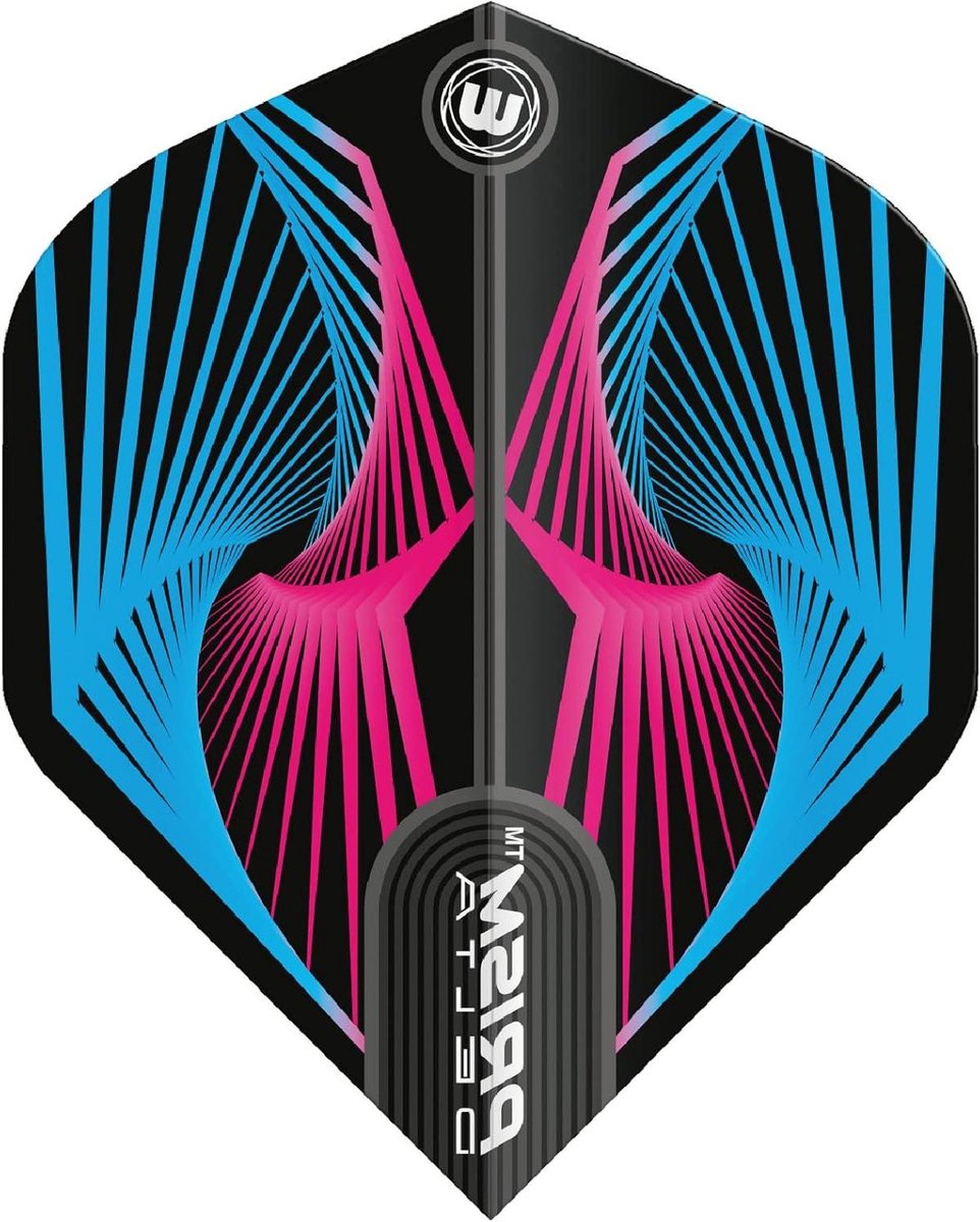 Dartvluchten Set - Vliegvlakken Darts - Precisie Darten - 100 Micron Extra Dik - 3 Stuks - Blauw Roze