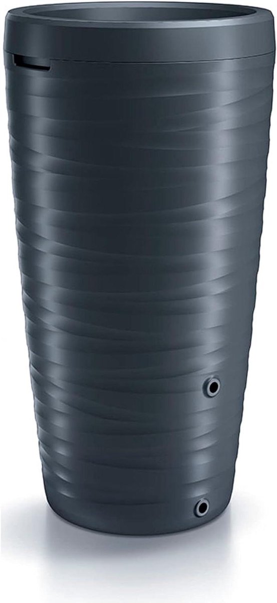 Regenton Kunststof - Water Opslagvat - Tuin Water Geven - Vorstbestendig Ontwerp - 240 Liter - Antraciet