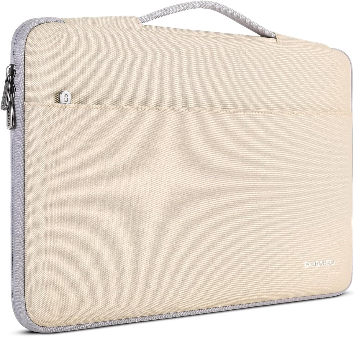 Thijox - Waterdichte Laptoptas Sleeve Case Notebook Hoes Beige 14 Inch - Schokbestendig, Krasbestendig, Afneembare Schouderriem voor MacBook Pro, Surf