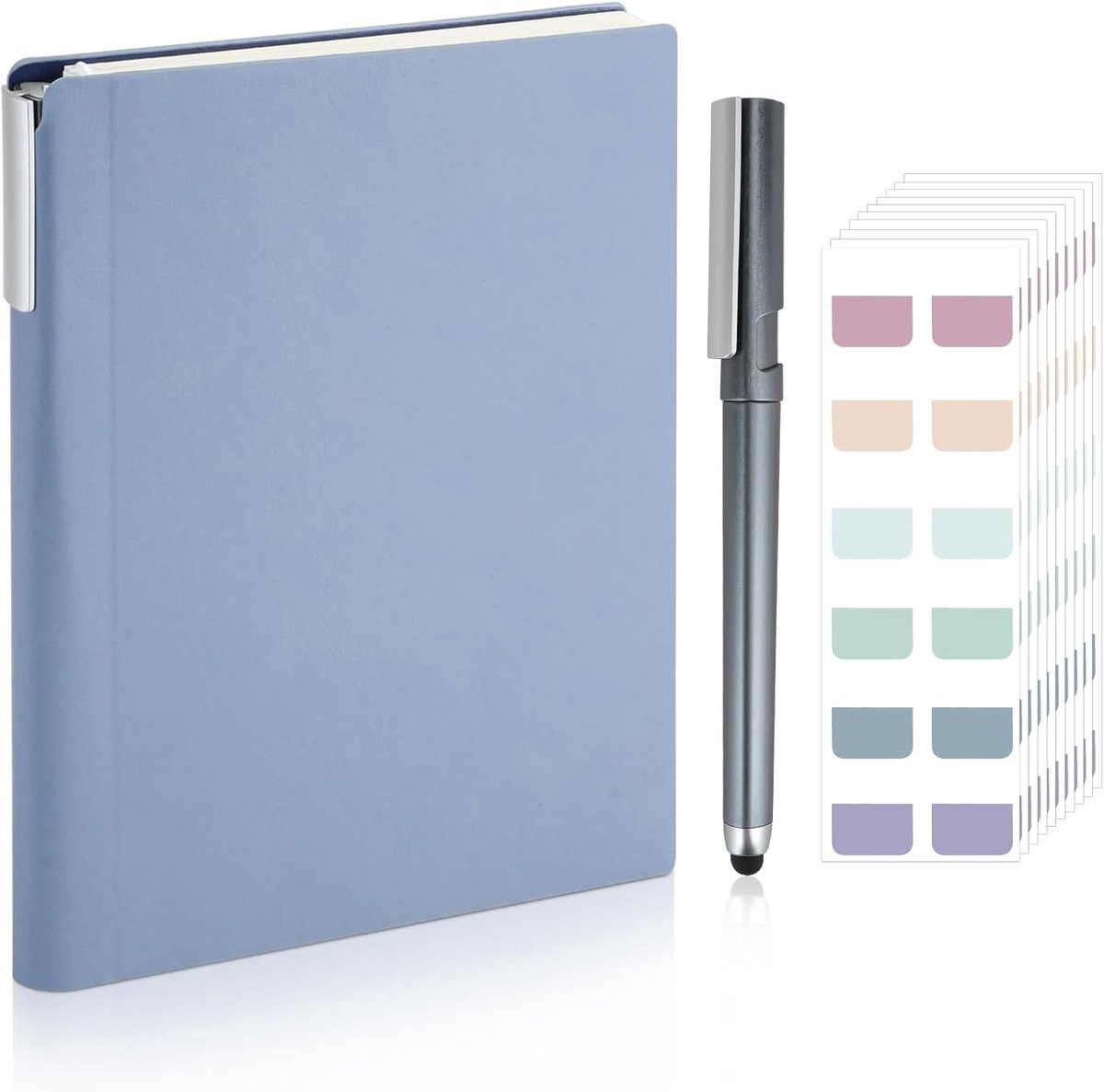 Notitieboek A5 - Vintage leer - Inclusief stylus pen - Ideaal voor onderweg - ShopVlot