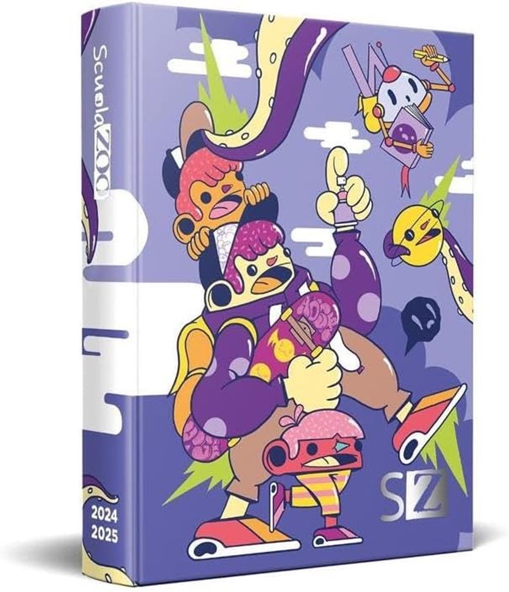 Thijox - ScuolaZoo Schoolagenda Special Edition 2024-2025 - Avontuurbegeleider voor Huiswerk, Met Memes, Games en Speciale Inhoud voor Kinderen