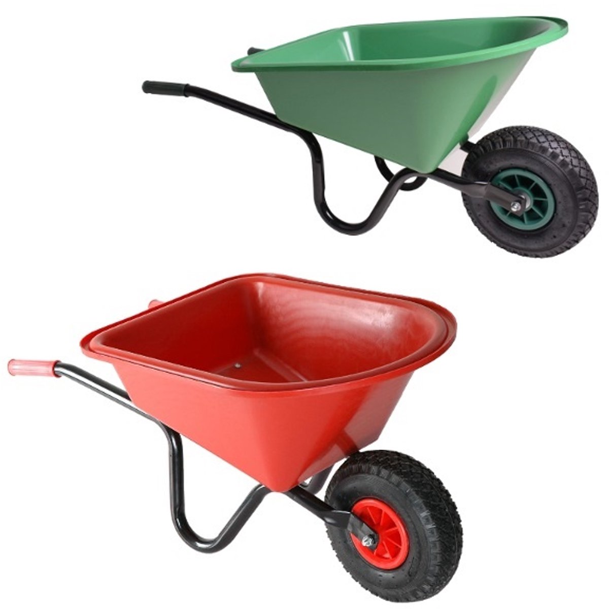 MM Eurotool Kinderkruiwagen Metaal met Kunststof Bak - Rood — afbeelding 8