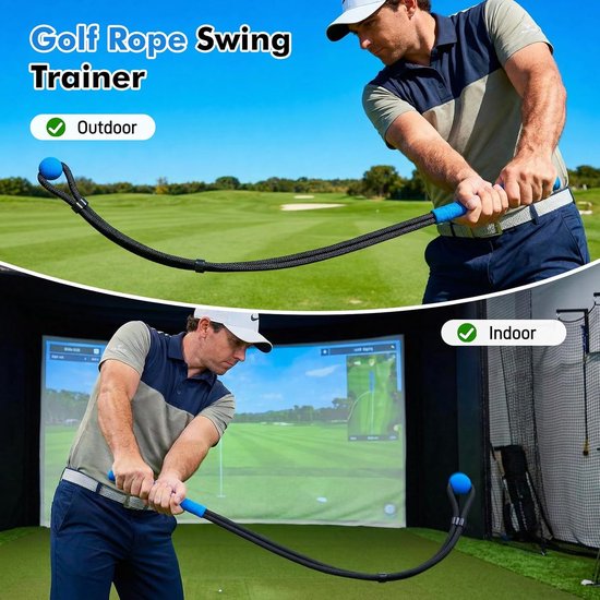 SnelShoppen - Golf Grip Training Aid, Swing Trainer, Velocity Grip Golf, Speed Sticks voor Indoor en Outdoor Training, Golf Training Equipment voor Ma van Snelshoppen — afbeelding 5