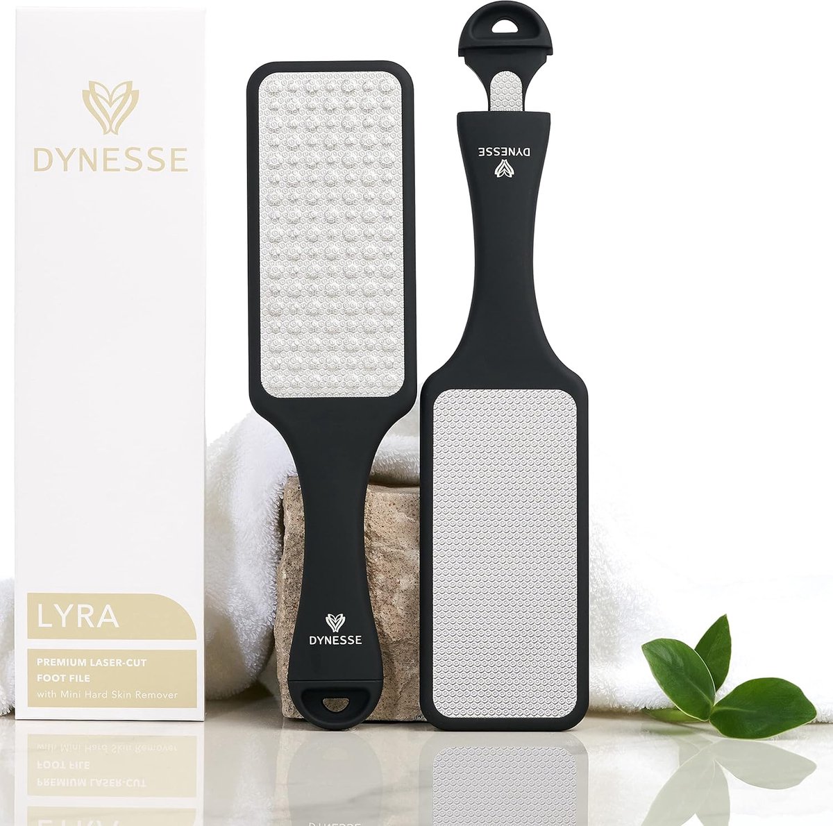 Thijox - Professionele Pedicure Voetvijl 3-in-1 Eeltverwijderaar met Mini-vijl, Roestvrij Staal, Laser-gesneden, Voor Droge en Natte Huid, Perfect voo