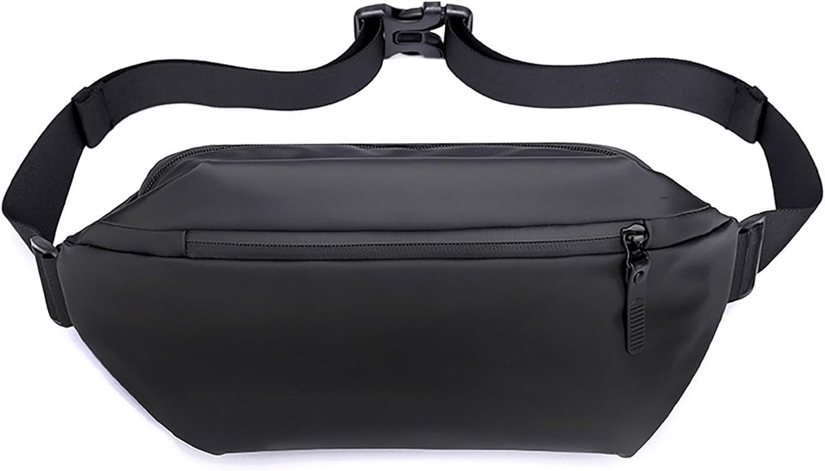 Thijox - Heuptas Voor Dames En Heren, Borstas, Schoudertas, Nylon, Waterdichte Heuptas Met Flessenhouder, Crossbody Tas Voor Kamperen, Wandelen, Fitne
