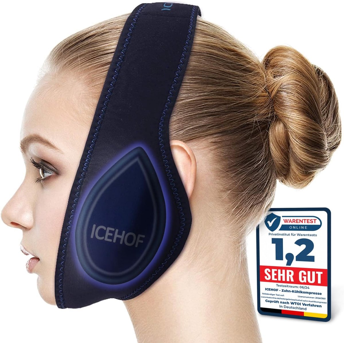 SnelShoppen - ICHOF Cooling Pads voor Verkoeling na Tandheelkundige Behandeling - Zachte Materialen, Koel- en Warmte Therapie voor Wijsheidstanden, Un