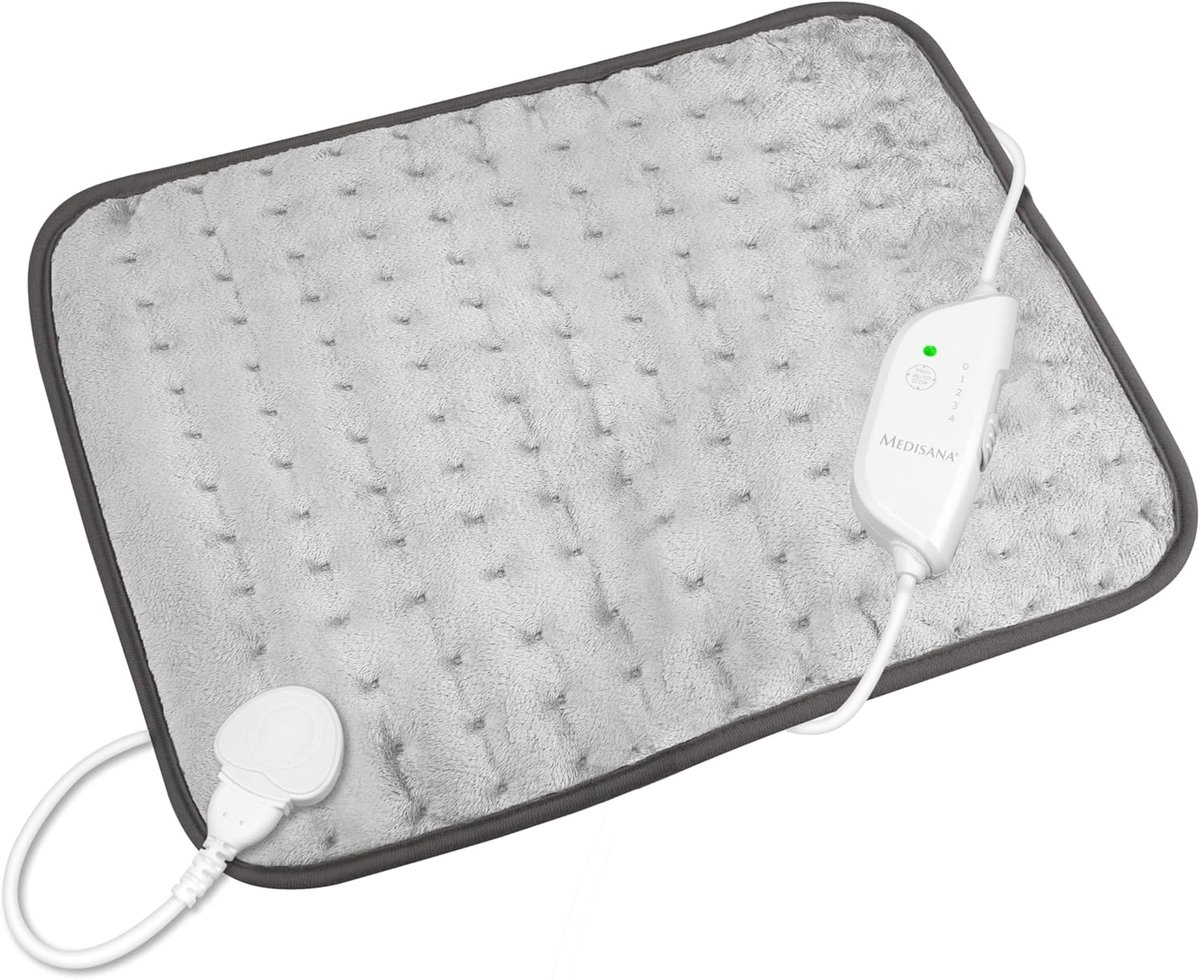 SnelShoppen - XL Verwarmingskussen 45x35 cm - Rugverwarming met 4 Temperatuurniveaus - Oververhittingsbeveiliging - Automatische Uitschakeling - Wasba