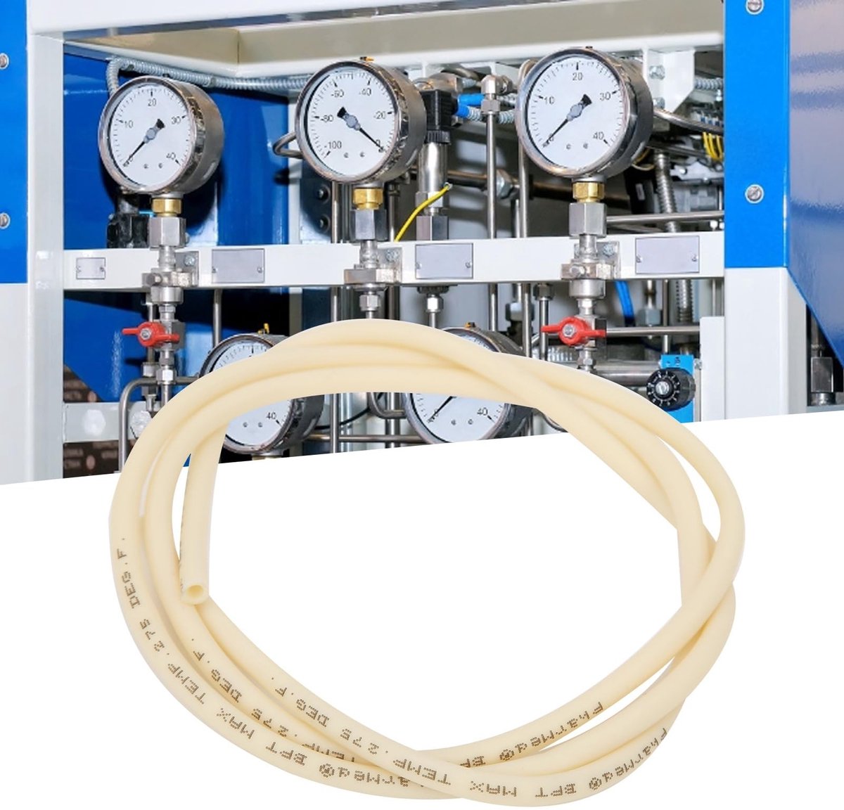 Dailygoods- Siliconen Slang Corrosiebestendig - Peristaltische Pompslang - Biocompatibel - Temperatuurbestendig - Lange Levensduur - 1/2 Meter