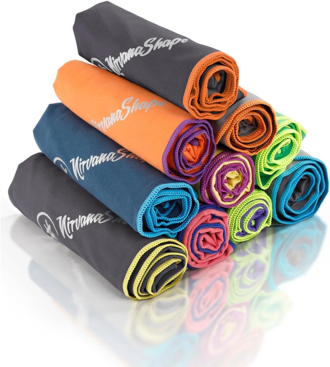 Thijox - NirvanaShape Microfiber Handdoek 100% CO2-neutraal Transport | Ideaal voor Reizen, Strand, Yoga, Sauna - Verkrijgbaar in Diverse Maten van 30