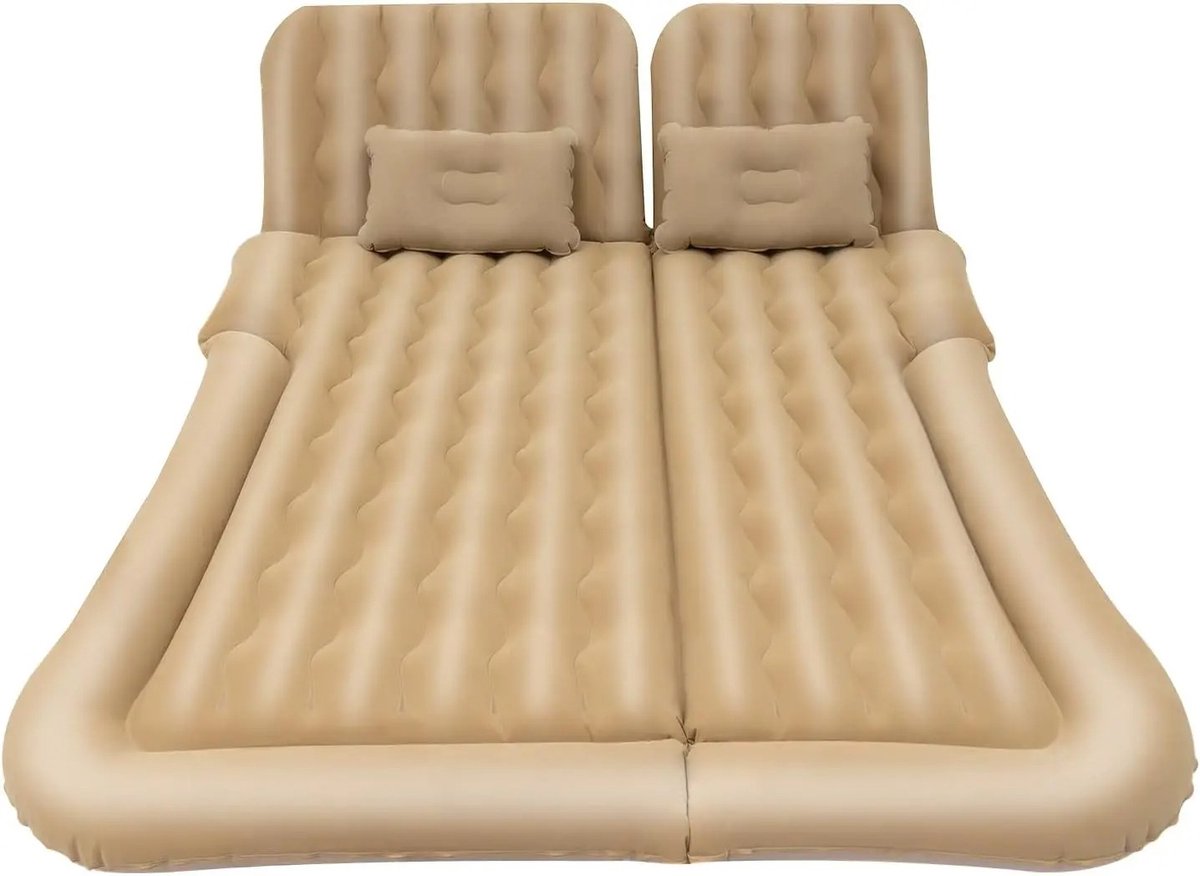 Velori SUV Luchtbed Auto - Opblaasbaar Auto Matras - Auto Luchtbed - Camping Matras - Inclusief Elektrische Luchtpomp & 2 Opblaasbare Kussens - 174 × 126 cm - 300 kg