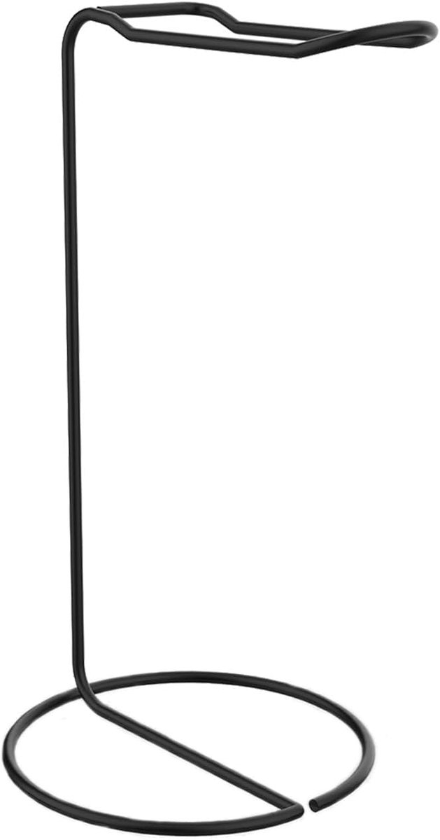 Thijox - Metalen Hoofdtelefoon Stand - Oortelefoon Display Rack Hanger - Ijzeren Bureau Organizer - Gaming Kamer Accessoire - Zwart - 23 cm x 10,5 cm