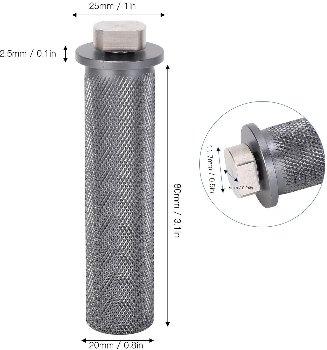 Dailygoods- Houtbewerkingsklemmen 20 mm - Aluminiumlegering - Tafelklemmen - Stevige Klemming - T-vormige Rail - Hoge Sterkte - Tafelklem