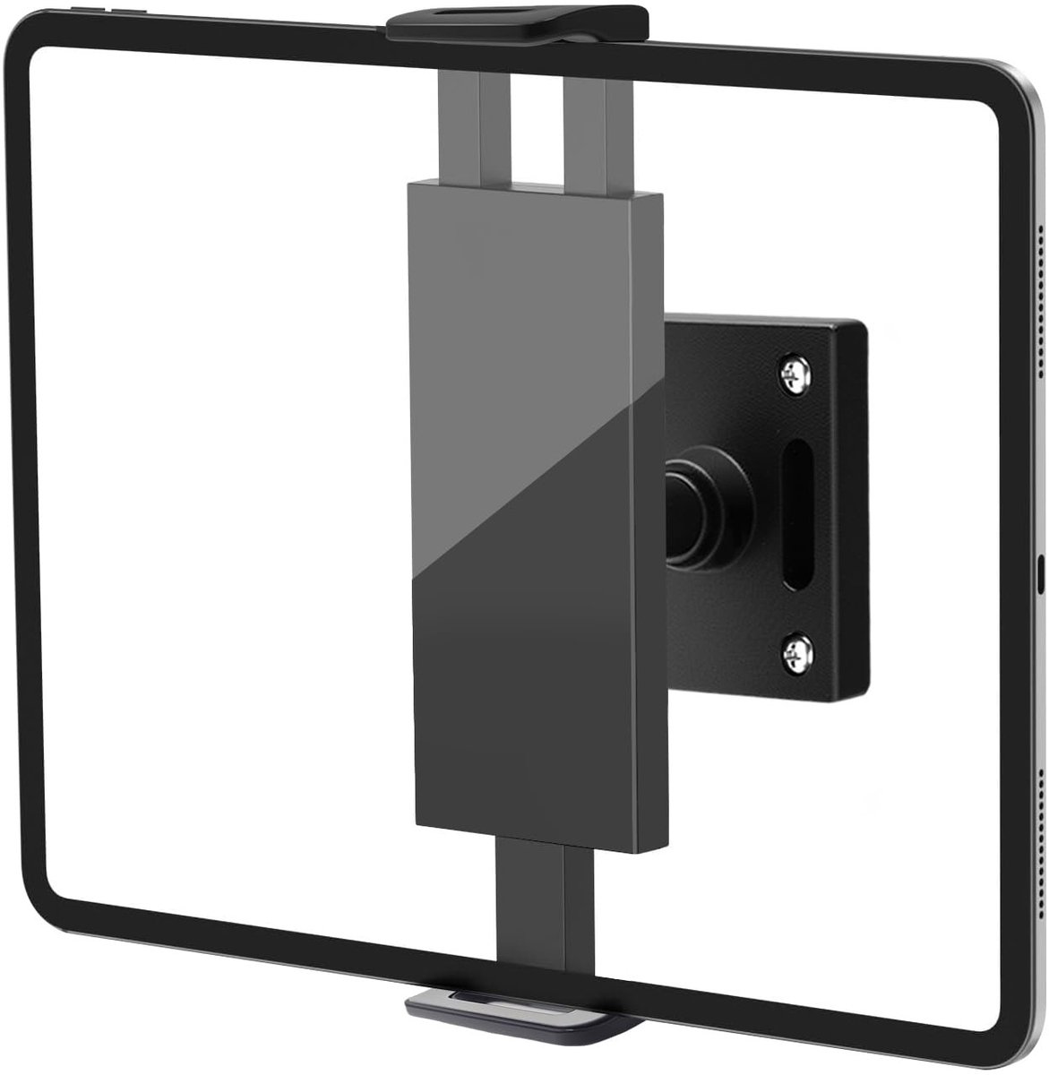 Dailygoods- Tabletwandhouder Verstelbaar met 360° Rotatie - Wandhouder voor Tablet/iPad - Compatibel met iPad Pro/Mini - Galaxy Tab - 4,7-12,9 Inch - Tablethouder