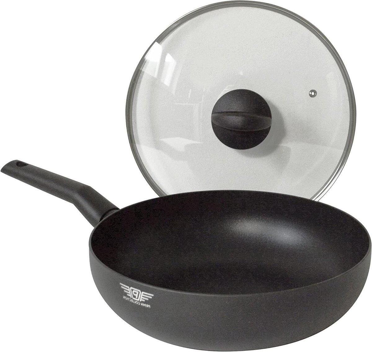 Pannenkoekenpan - Koekenpan - Ontbijt Maken - Vier Vormen - 25 cm - Zwart