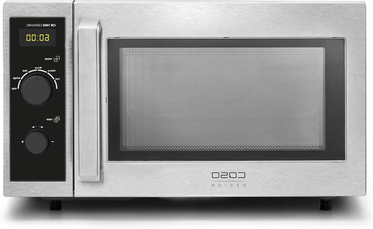 Magnetron Oven - Professionele Magnetron - Snel Opwarmen - 1000 Watt Vermogen - 25 Liter Ruimte - Zilver