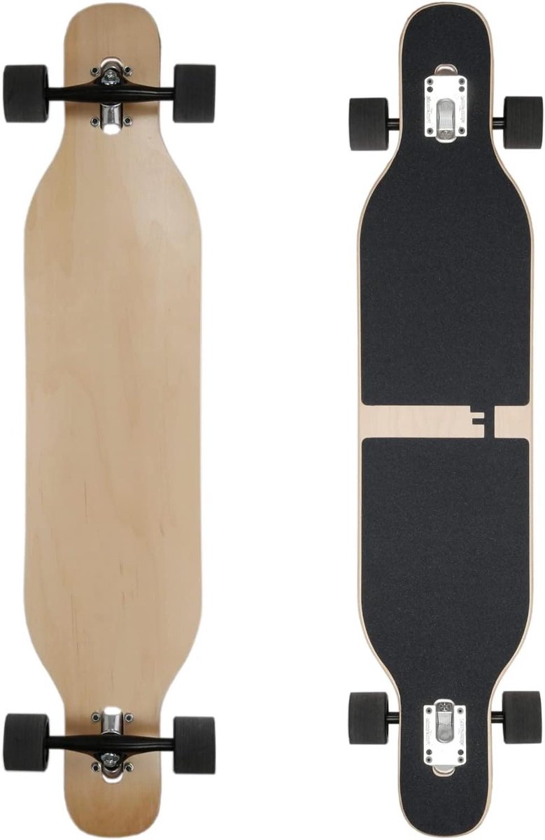 Longboard Cruiser board Vrij rijden Camber constructie 106cm lang Multi