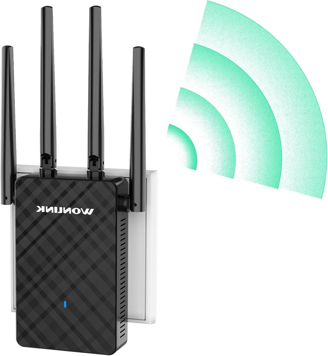 Wifi Versterker - Range Extender - Internet Uitbreiden - WPA3 Beveiliging - 4.5 x 12.5 x 15 cm - Wit