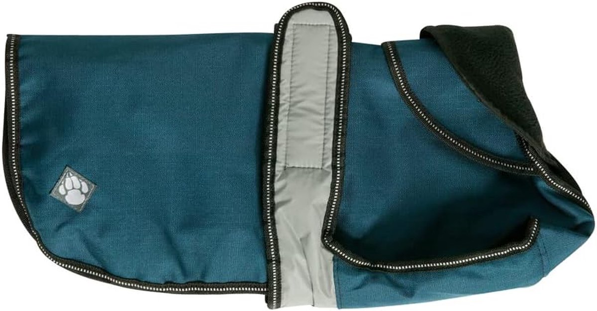 Hondenjas - Puppy jas - Bescherming tegen regen - Afneembare fleece voering - 30 cm - Blauw