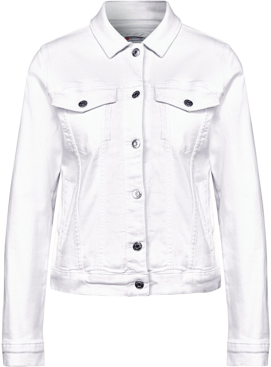 Street one - Dames vest - Maat 36 - Vrouwen - wit - katoen
