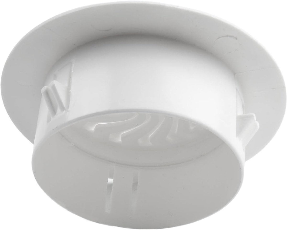 Verstelbare Ventilatierooster van ABS Kunststof voor Badkamer, Keuken en Kantoor - 70mm Sl