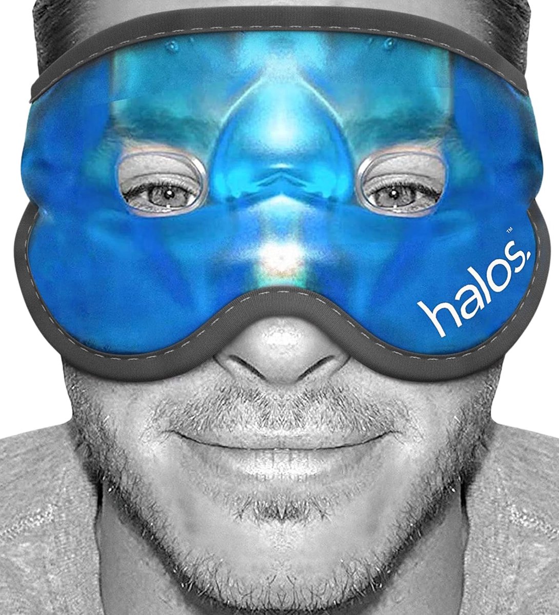 Thijox - Gel Oogmasker - The Hangover Mask - Herbruikbaar Koud Slaapmasker voor Koudetherapie - Oogmaskers tegen Donkere Kringen en Wallen - Ideaal bi