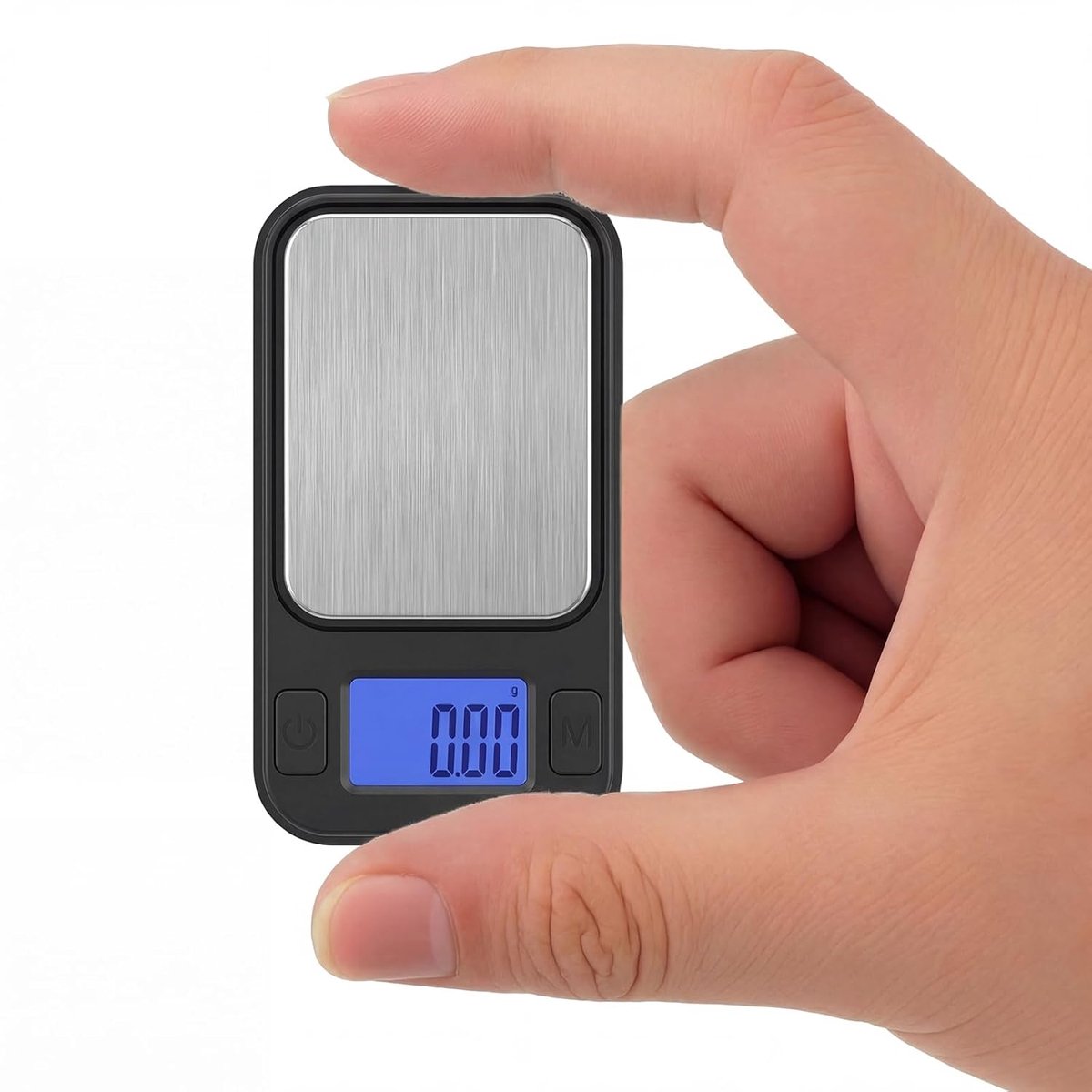 Precisieweegschaal Digitaal - Compacte Gramweegschaal - Nauwkeurig Afwegen - 001 G Nauwkeurigheid - 200 G Capaciteit - Zwart