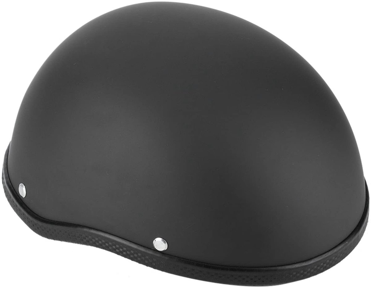 Dailygoods- Motorhelm robuust - Vintage ademend - Professionele kwaliteit - Antibacterieel - Vrije maat (56-64 cm) - Elegant plug-design - Motorfietshelm