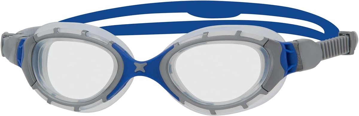 Thijox - Zoggs Flex-Smaller Fit Zwembril Uniseks, Meerkleurig, Voor Buiten Zwemmen, Comfortabele Pasvorm, UV-bescherming, Ideaal voor Open Water en Zw