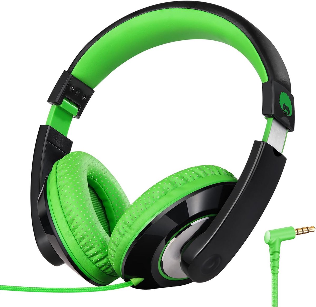 Thijox - Comfortabele Bedrade Hoofdtelefoon voor Kinderen, Over Ear Oortelefoons met Verstelbare Hoofdband, Stereo Geluid, Ultra Eco Leder, Perfect vo